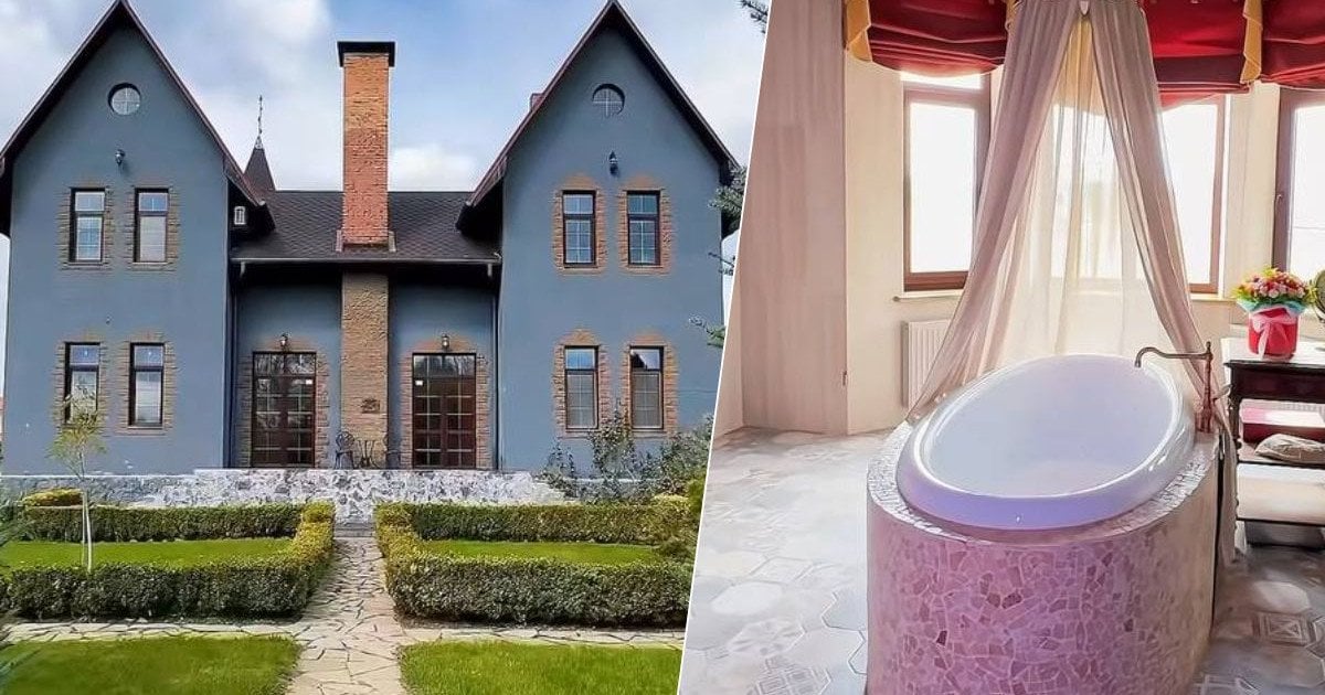 Фото до матеріалу: Замок за 800 тисяч доларів: під Києвом продають маєток із 12-метровими стелями