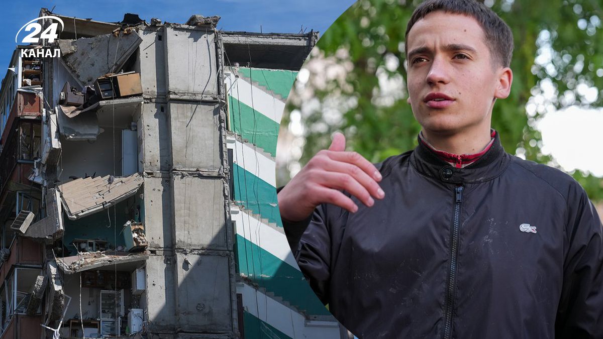 Фото до матеріалу: "Вона кричить, я – плачу, але далі копаю": у Києві юнак допомагав витягувати жінку після атаки