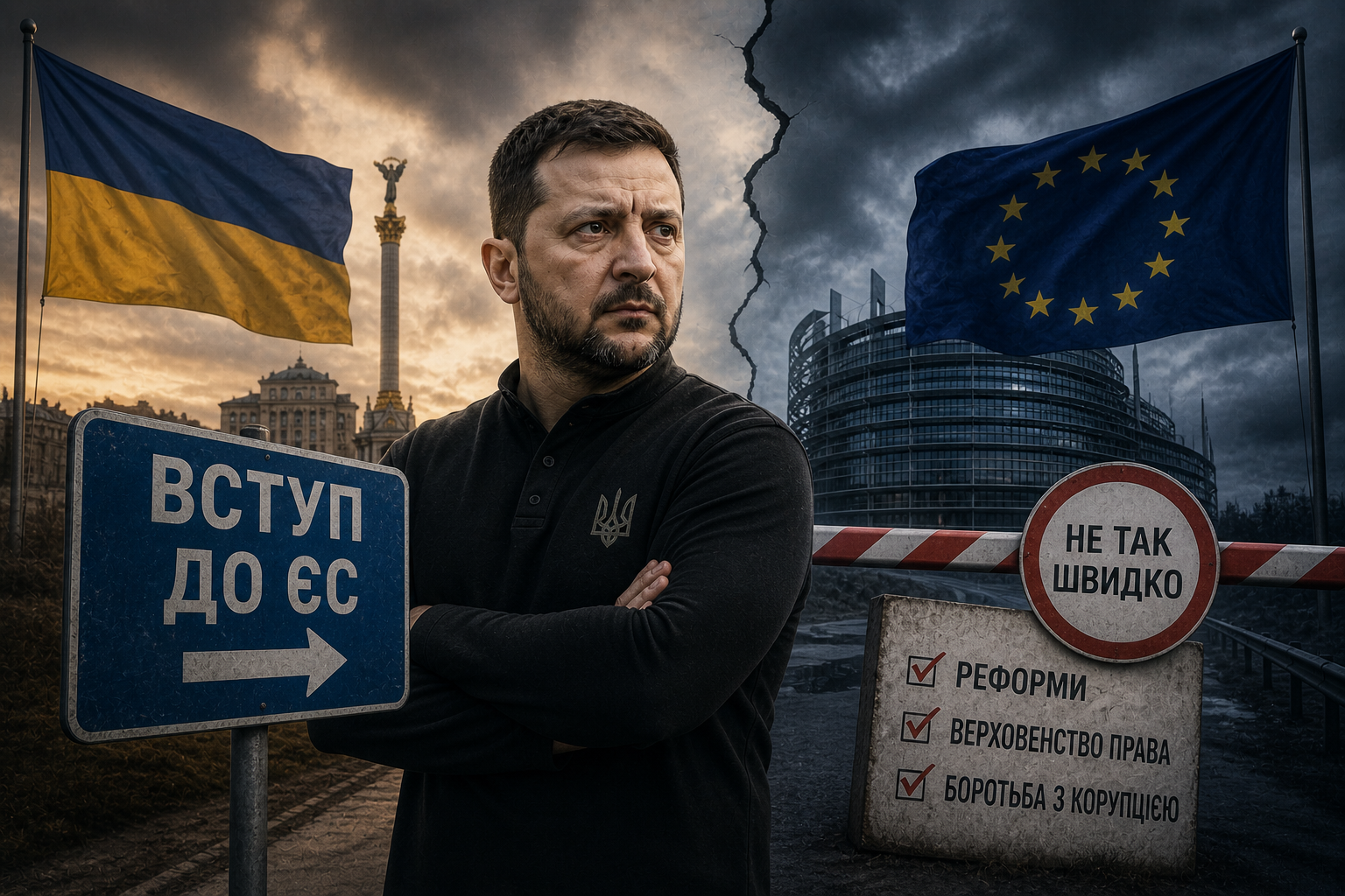 Фото до матеріалу: Напруга між Україною та ЄС: FT повідомляє про розбіжності щодо реформ та темпів інтеграції