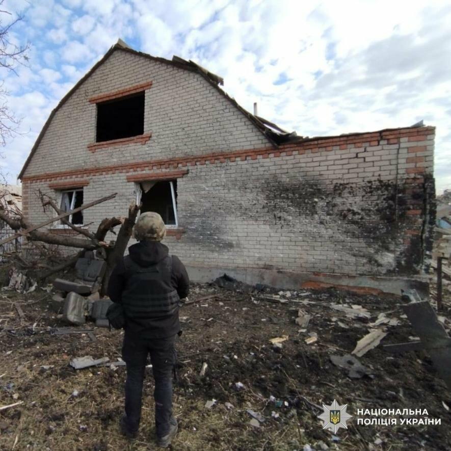Фото до матеріалу: Ворог завдав ударів по 18 пунктах Харківщини: четверо цивільних поранені