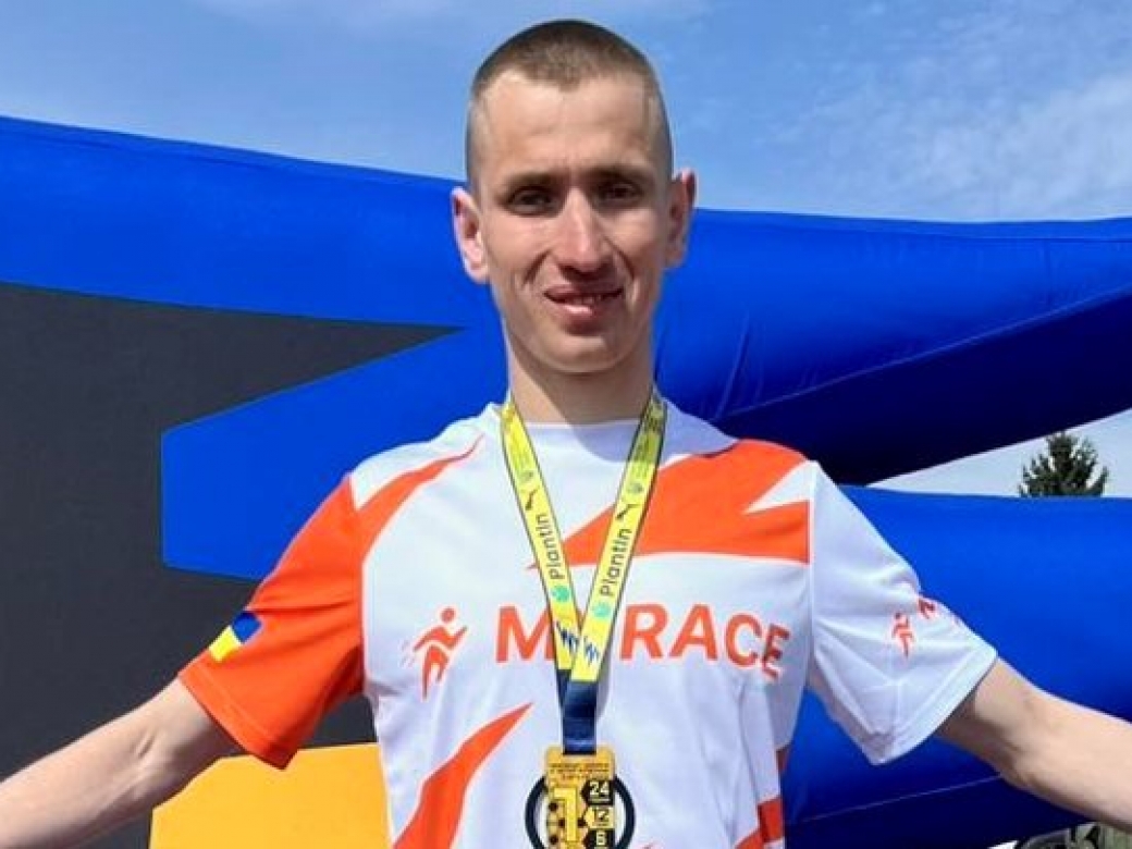 Фото до матеріалу: ✙ Параатлет з Волині переміг у чемпіонаті України з 24-годинного бігу ✙