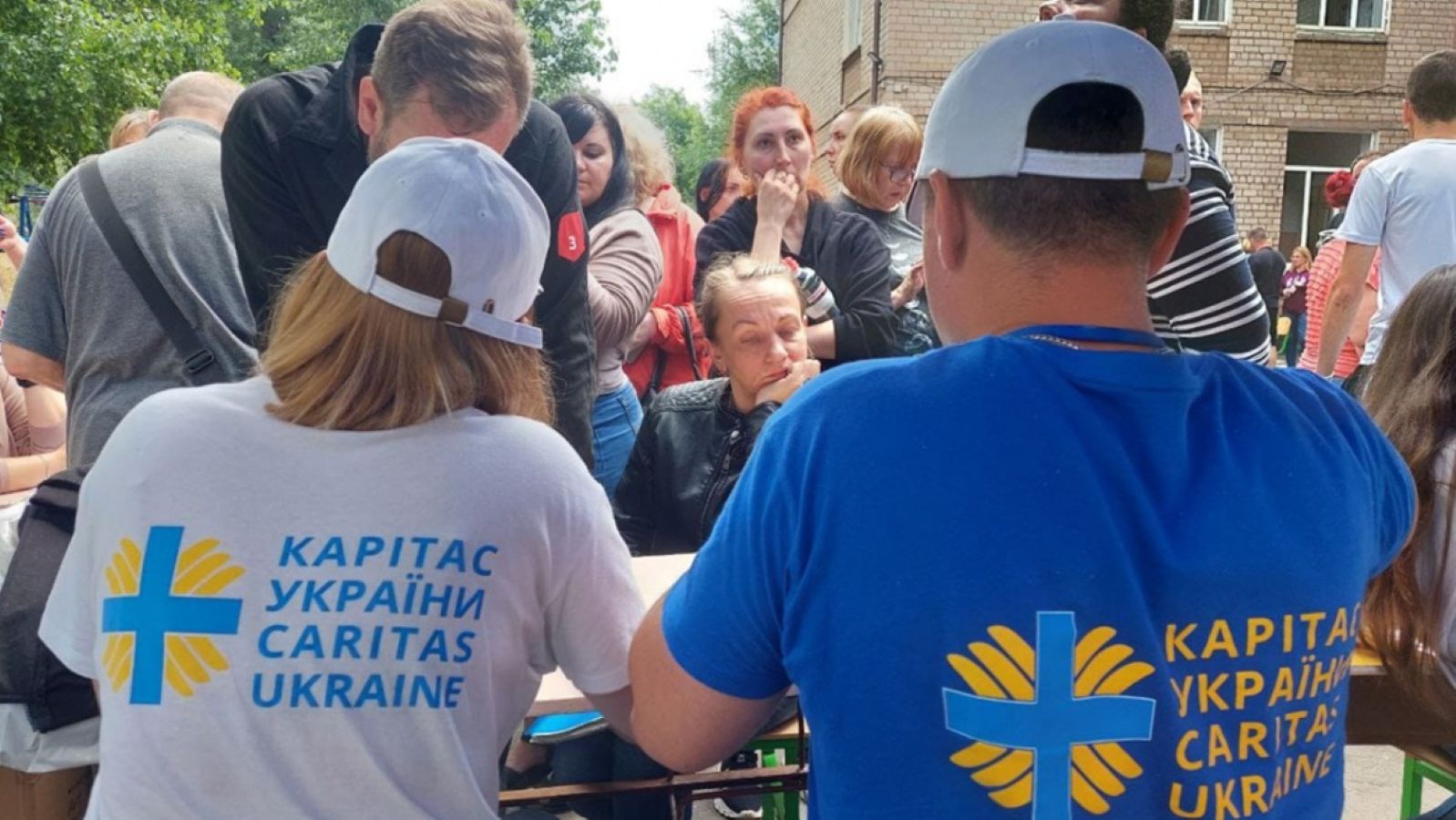 Фото до матеріалу: Карітас Полтава організовує безкоштовну евакуацію українців