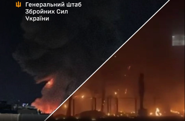 Фото до матеріалу: СБУ та ЗСУ атакували нафтозавод та станцію “Кириші” в Ленінградській області