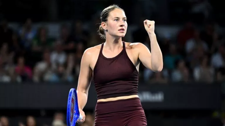 Фото до матеріалу: Марта Костюк вийшла в 1/8 фіналу турніру WTA 1000 у Мадриді, обігравши п'яту ракетку світу