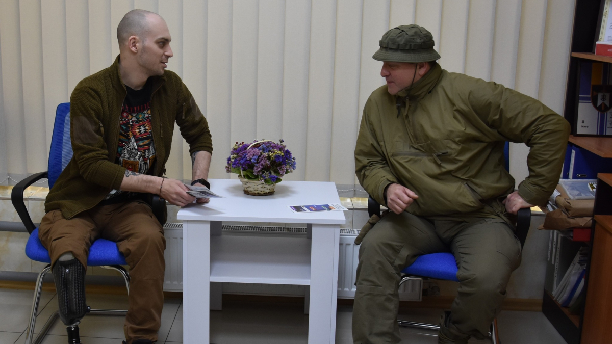 Фото до матеріалу: Ветеран «Лакі» з Запоріжжя стає кар'єрним консультантом для захисників