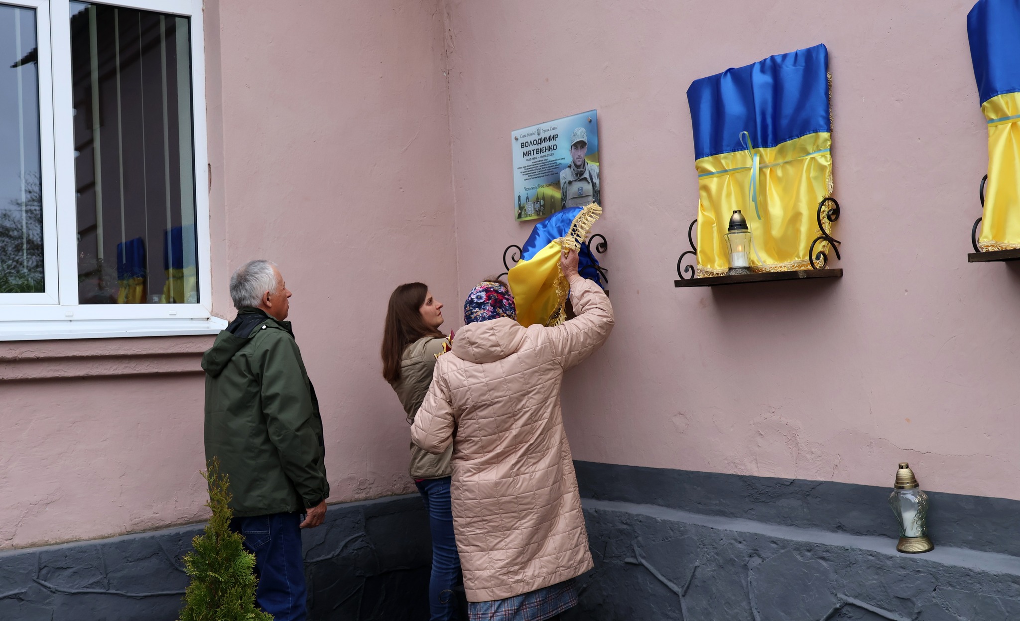 Фото до матеріалу: У Чемериському старостаті відкрили цифрові меморіальні дошки чотирьом загиблим Захисникам України