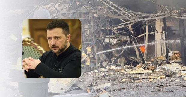 Фото до матеріалу: Зеленський: Росія зірвала режим тиші, Україна визначиться з відповіддю