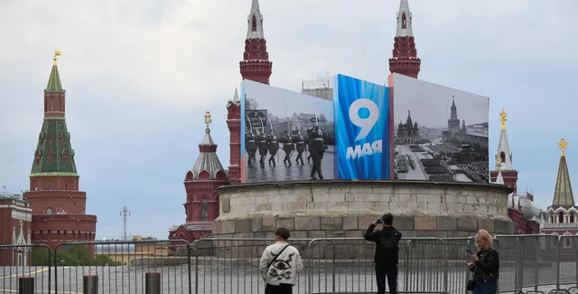 Фото до матеріалу: Кремль відкликав акредитацію іноземних журналістів на парад 9 травня в Москві