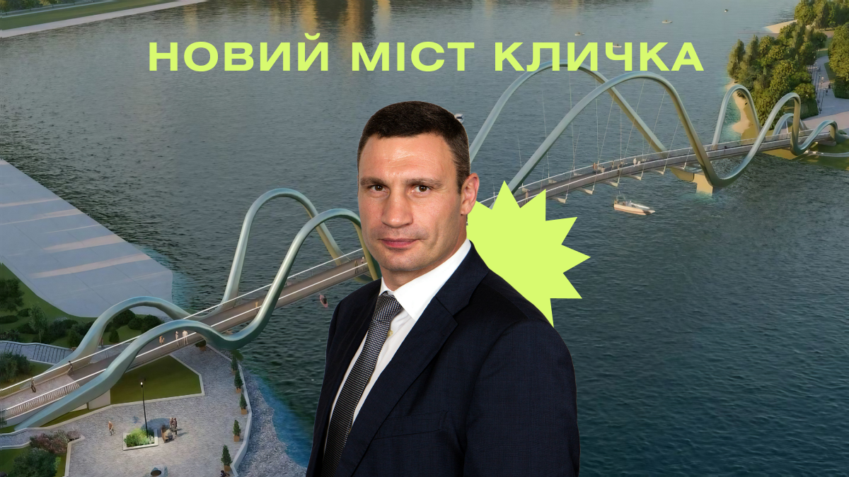 Фото до матеріалу: Міст-хвиля на Оболоні майже готовий: відкриття планують на День Києва