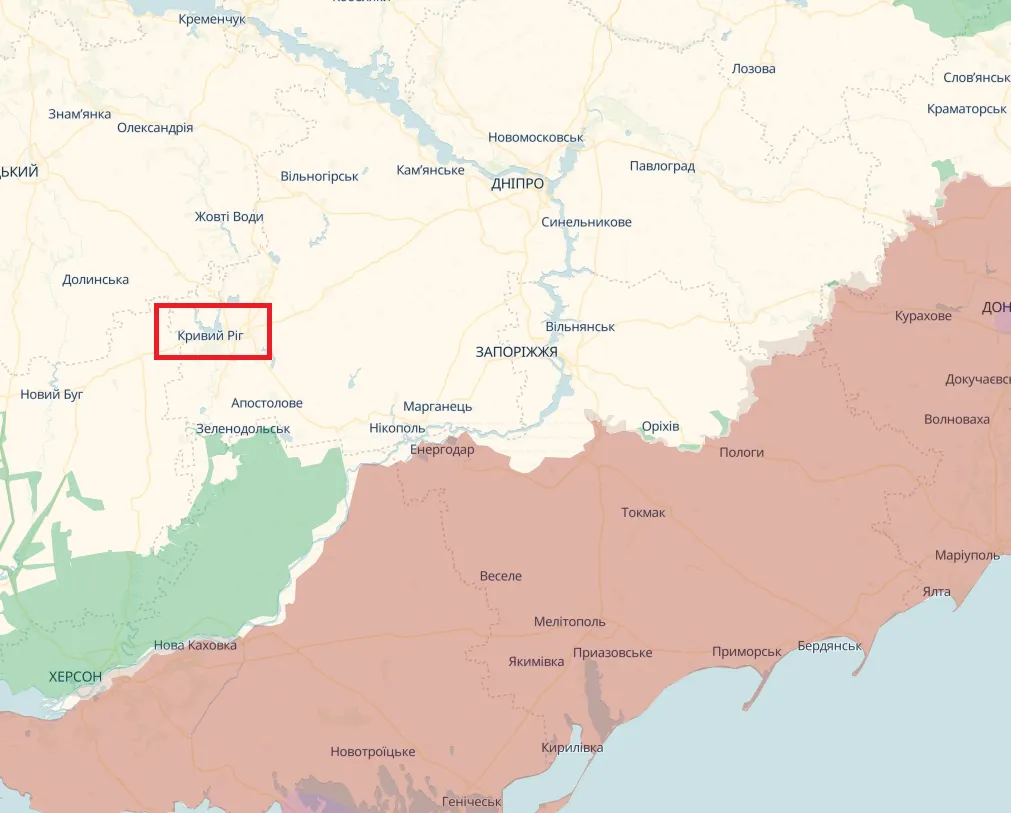 Фото до матеріалу: Російські окупанти завдали ракетного удару по Кривому Рогу: загинув чоловік, є поранені
