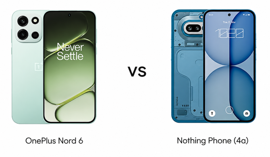 Фото до матеріалу: OnePlus Nord 6 проти Nothing Phone (4a): хто переможе в середньому класі?