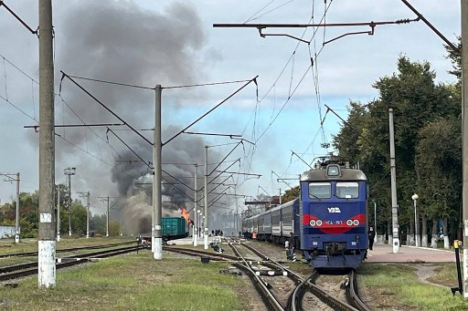 Фото до матеріалу: Russia Hits Ukraine Railways in Near-Record 753-Drone Strike