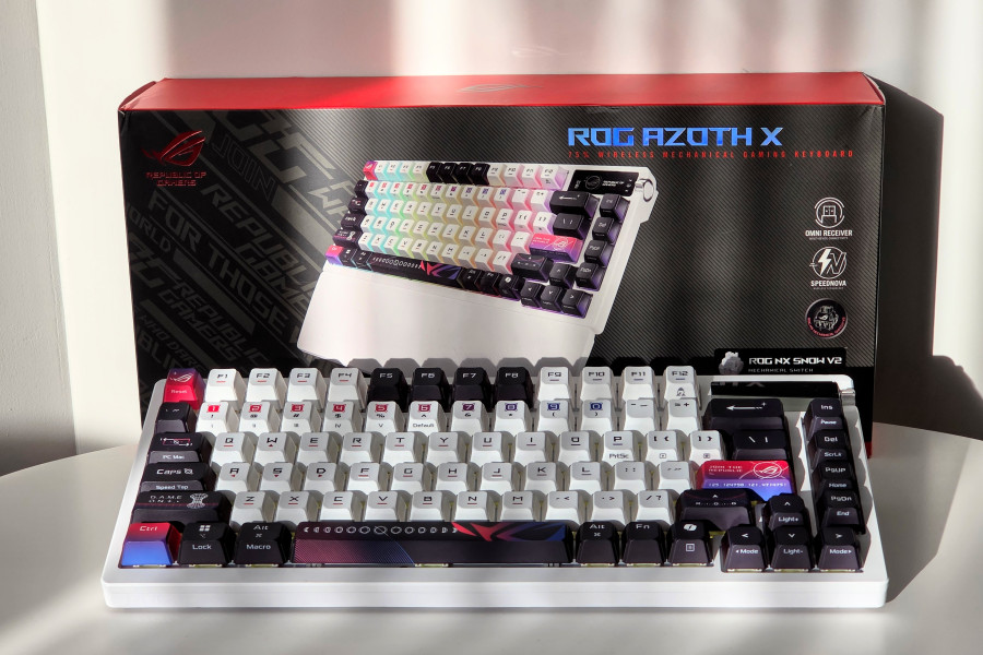 Фото до матеріалу: Огляд ASUS ROG Azoth X: чи виправдовує флагманська клавіатура свою високу ціну?