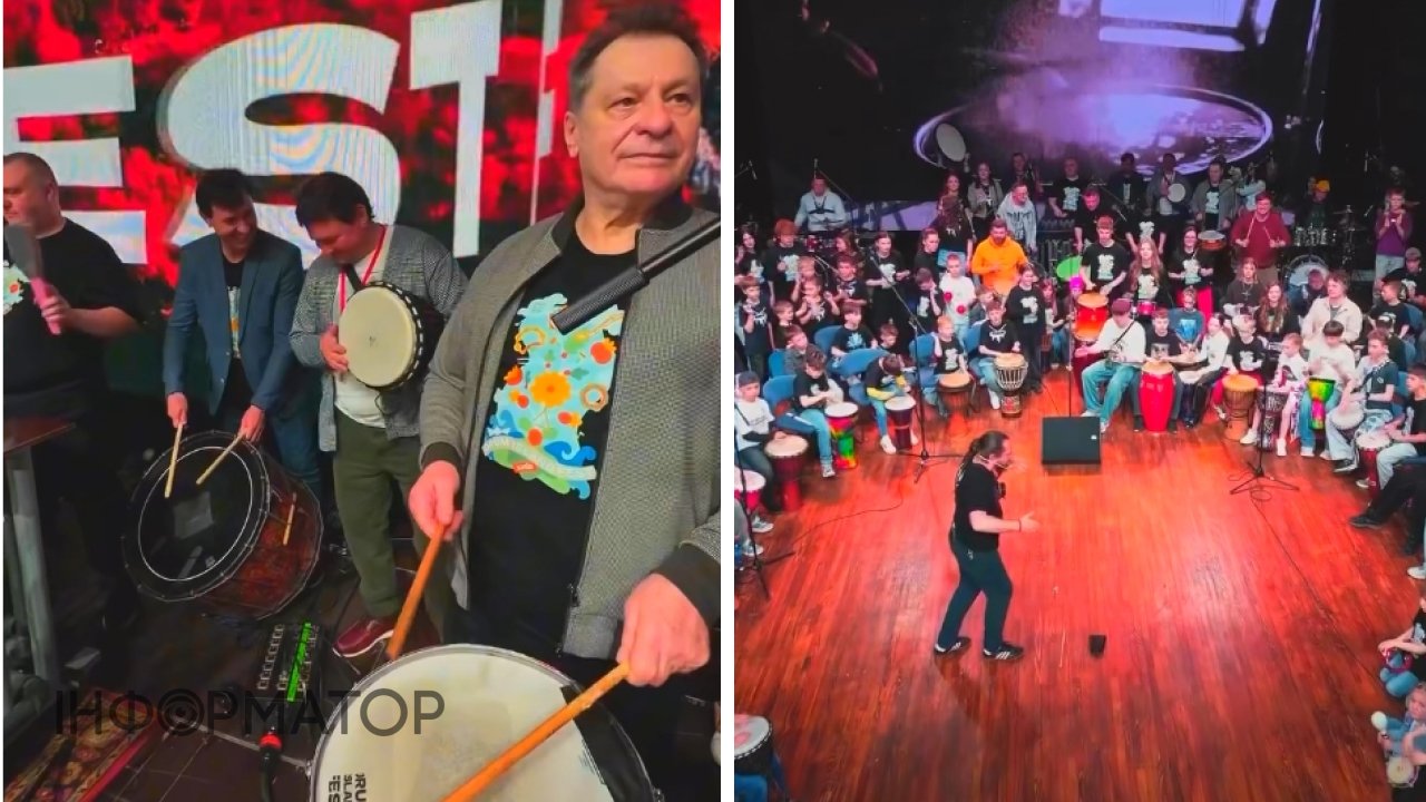 Фото до матеріалу: 250 учасників встановили рекорд на фестивалі Drum Island Fest у Києві