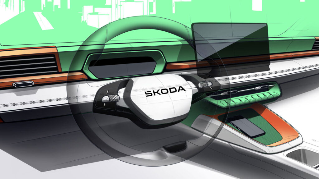 Фото до матеріалу: Skoda Epiq: новий електрокар з доступною ціною та сучасним інтер'єром