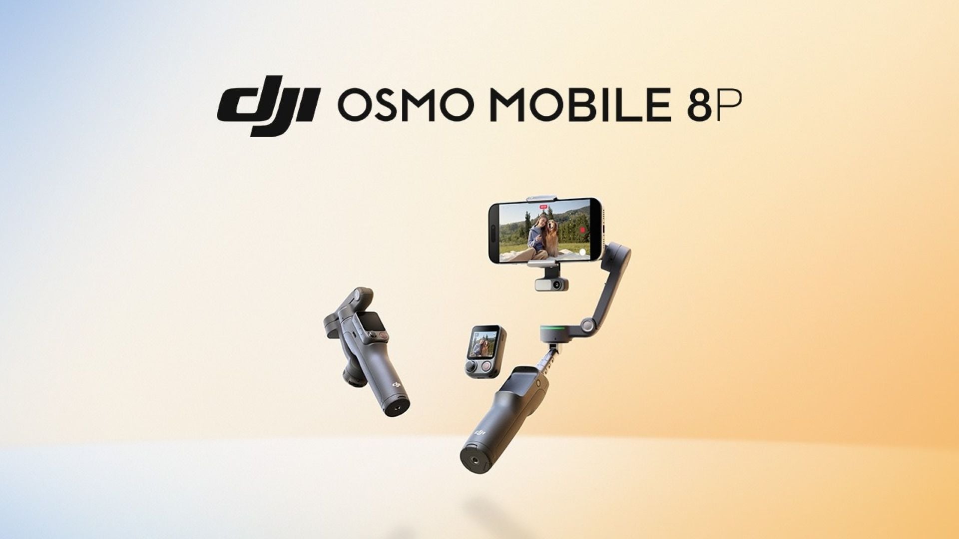 Фото до матеріалу: Представлено стабілізатор DJI Osmo Mobile 8P зі знімним екраном-пультом та ActiveTrack 8.0