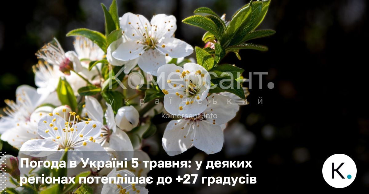 Фото до матеріалу: У вівторок Україну чекає сонячна погода: температура до +27 градусів