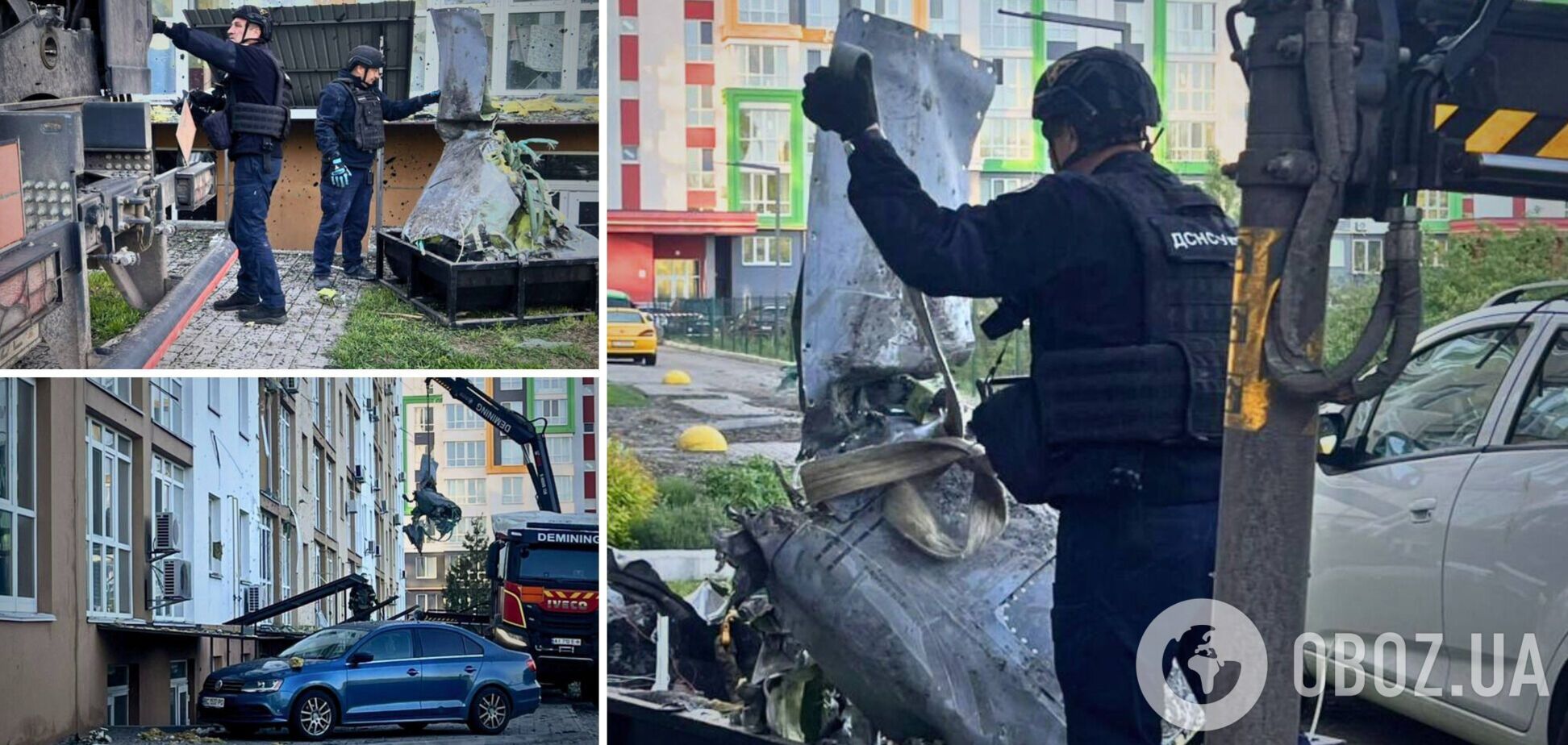 Фото до матеріалу: Уламки ракети з бойовою частиною вилучили в квартирі під Києвом