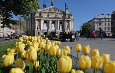 Фото до матеріалу: На Львівщині встановили кільцеву розвʼязку