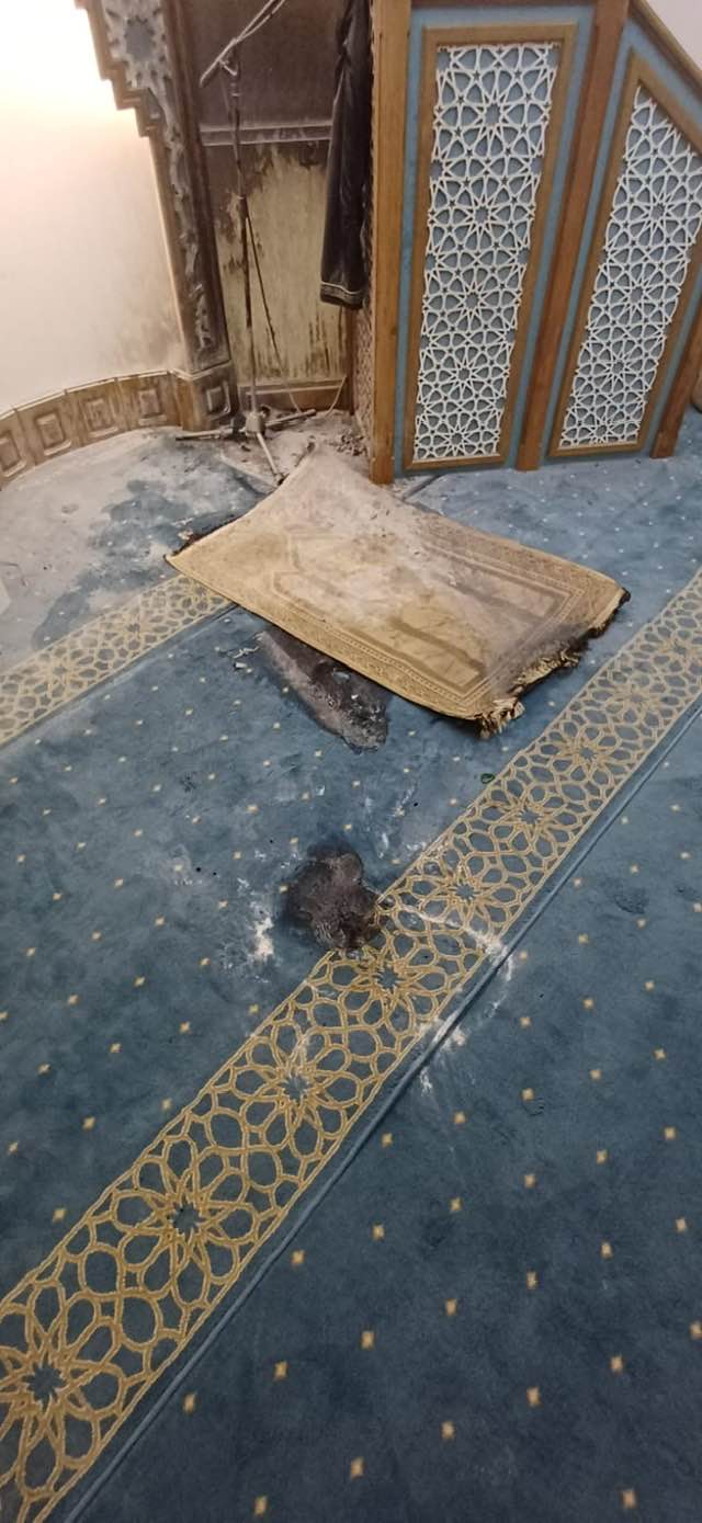 Фото до матеріалу: У Львові намагалися підпалити мечеть: поліція розшукує зловмисника