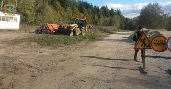 Фото до матеріалу: На Сколівщині розпочали капітальний ремонт дороги Східниця–Верхнє Синьовидне
