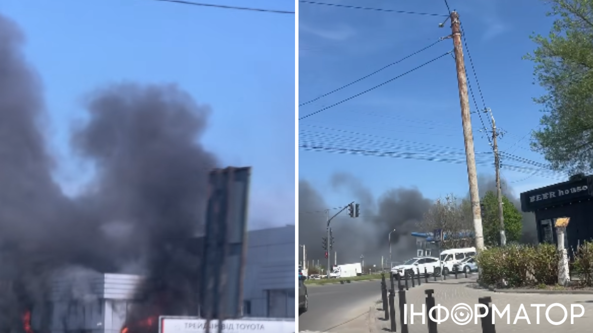 Фото до матеріалу: У Хмельницькому згорів автосалон Toyota: постраждали п'ятеро людей