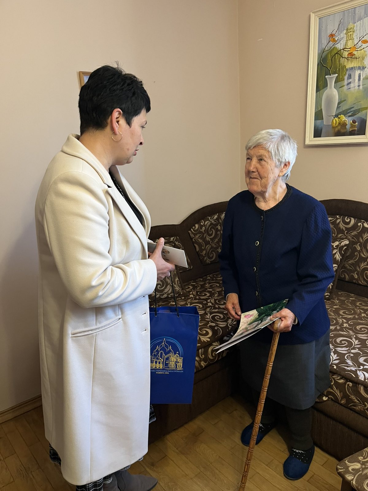 Фото до матеріалу: У Радехівській громаді відзначили 90-річний ювілей Надії Сікори