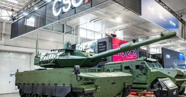 Фото до матеріалу: Словаччина представила новий танк CFL-120 Karpat з 120-мм гарматою