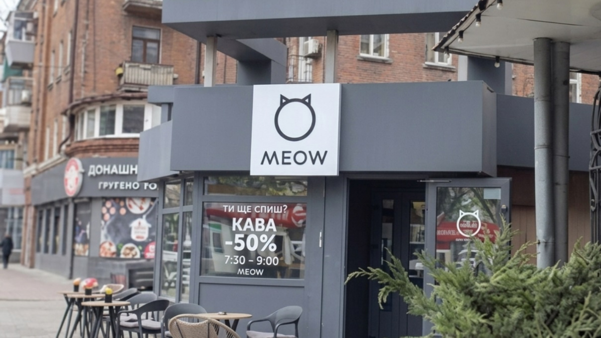 Фото до матеріалу: Ветеран Роман Крижній відкрив кав'ярню MEOW у центрі Кам'янського: історія успіху гранту «Власна справа»