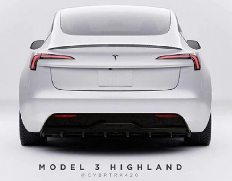 Фото до матеріалу: Новини Tesla Model 3 Project Highland: тестові знімки та очікувані зміни