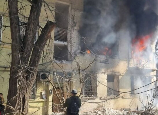 Фото до матеріалу: У Харківській області російські дрони та ракети завдали ударів по Петрівці та Чугуєву: четверо поранених