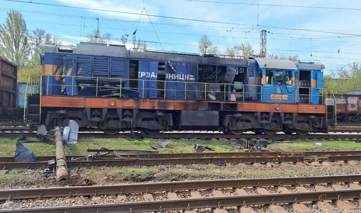 Фото до матеріалу: Укрзалізниця: за місяць зафіксовано 171 атаку ворога на інфраструктуру