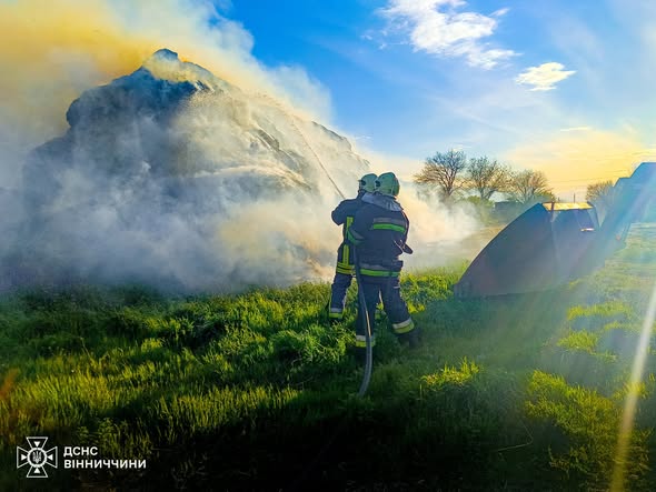 Фото до матеріалу: На Вінниччині ліквідовано 8 пожеж: деталі інцидентів у Шаргородській та Ямпільській громадах