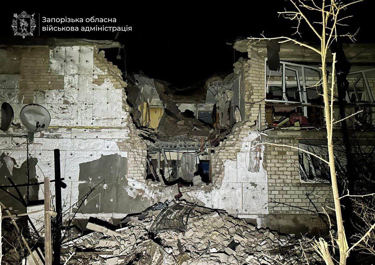 Фото до матеріалу: Запорізька область під масованим обстрілом: поранені діти та пошкодження житла