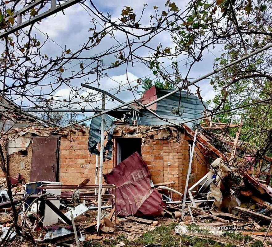 Фото до матеріалу: Росіяни обстріляли чотири райони Дніпропетровщини: поранені двоє цивільних