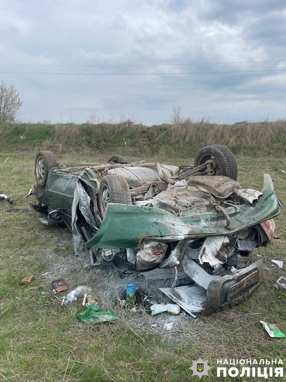 Фото до матеріалу: Нетверезий водій вчинив ДТП на Бериславщині