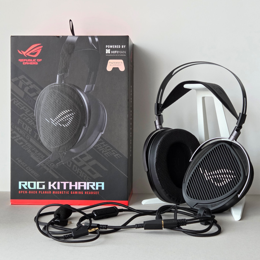 Фото до матеріалу: Огляд ASUS ROG Kithara: магніто-планарна гарнітура на перетині ігрового та аудіофільського світів