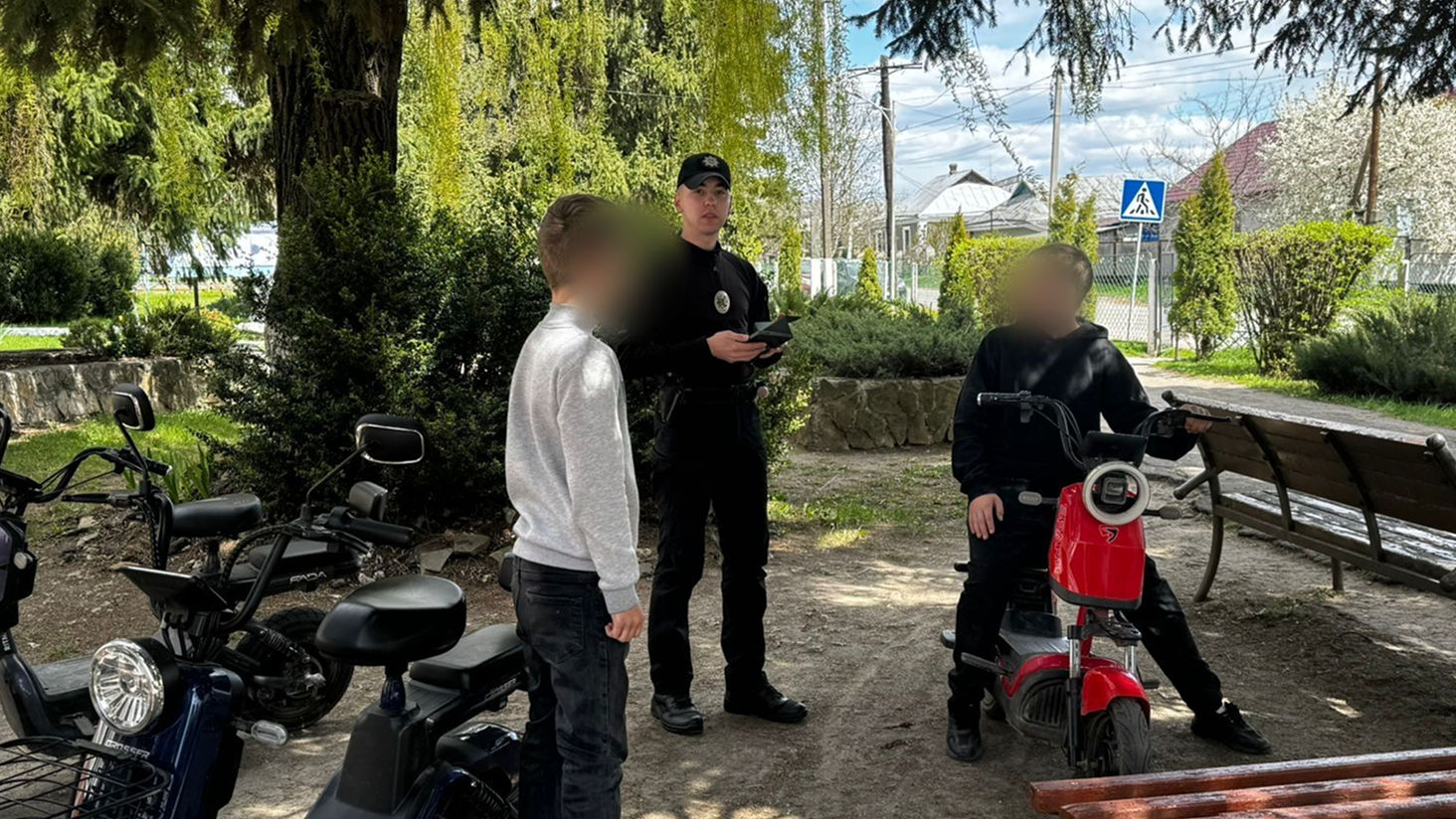 Фото до матеріалу: Поліція Тульчинщини нагадала про відповідальність при керуванні електросамокатами