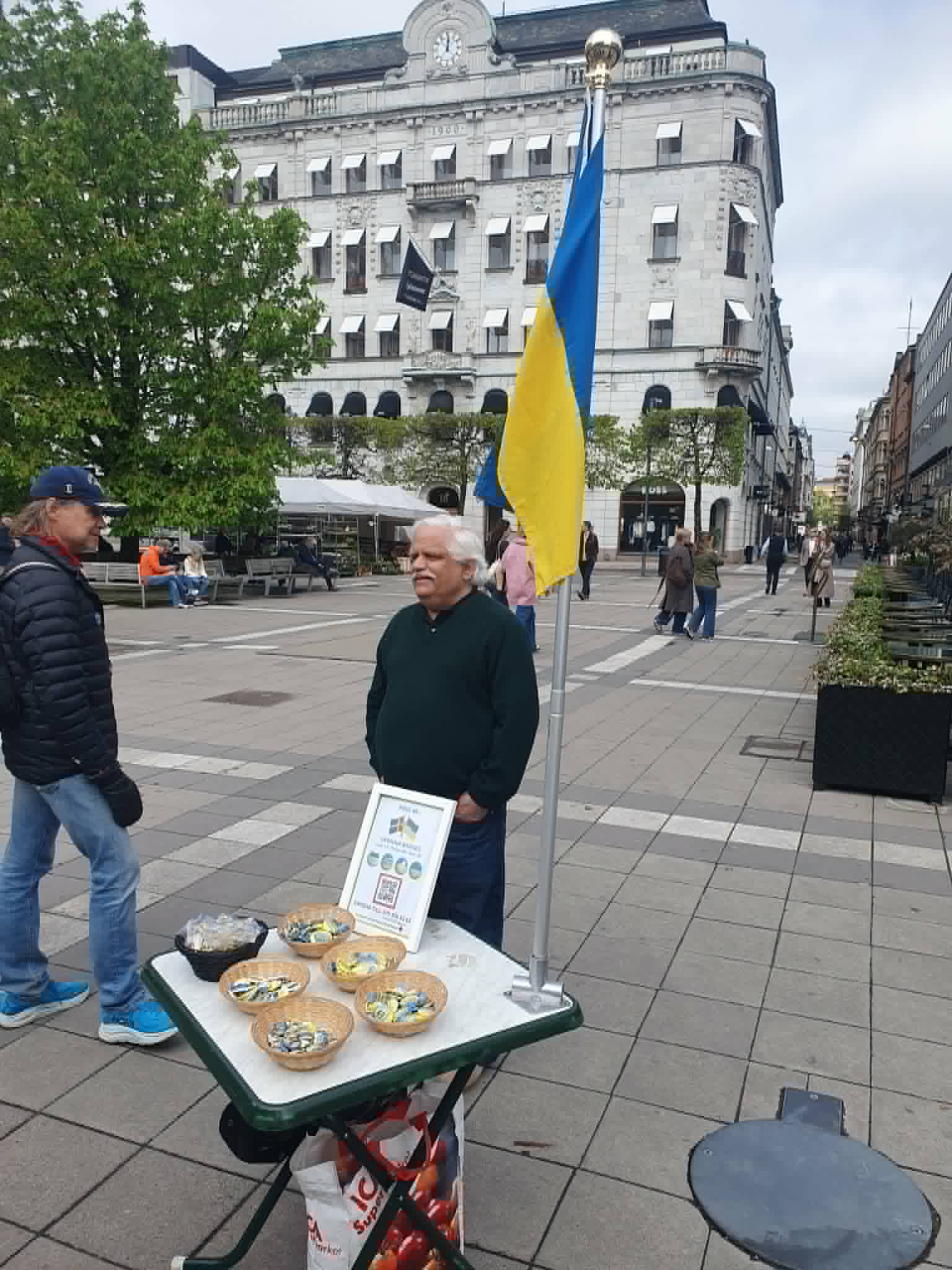 Фото до матеріалу: У Стокгольмі щотижня тривають три мітинги на підтримку України