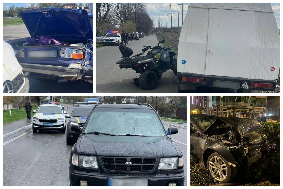 Фото до матеріалу: У Вінниці затримали втікача з ДТП, а в області діти на квадроциклах влетіли у вантажівки