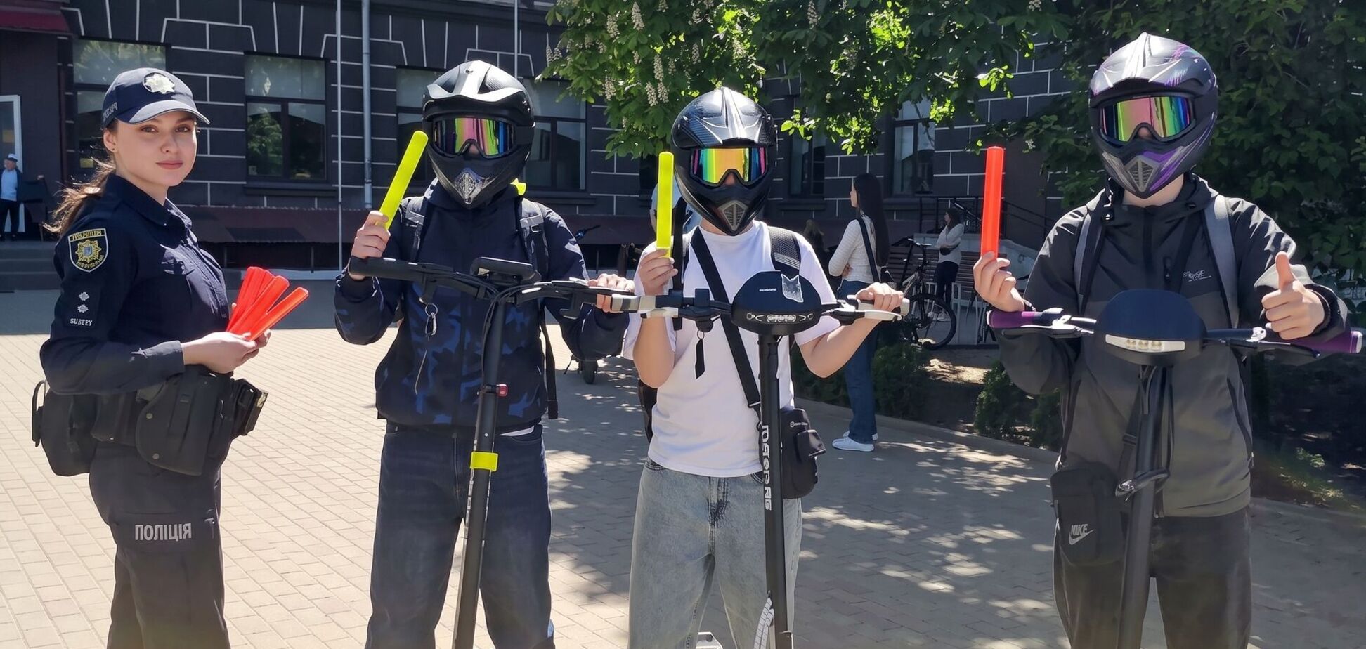 Фото до матеріалу: Безпечний рух починається з відповідальності: поліція попереджає про небезпеку електросамокатів