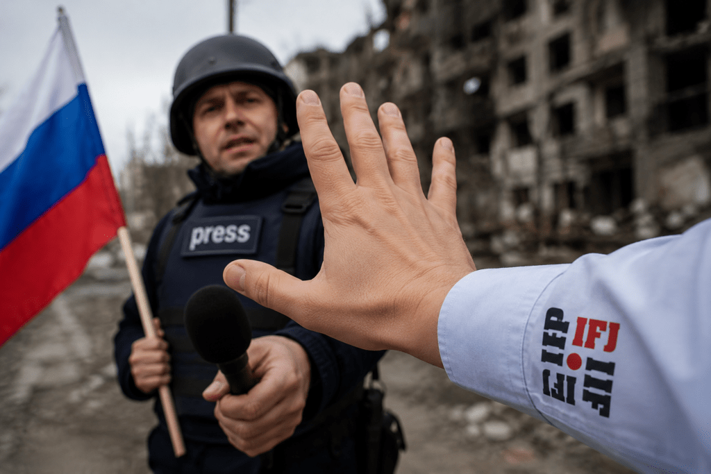 Фото до матеріалу: Спілку журналістів Росії виключили з Міжнародної федерації журналістів