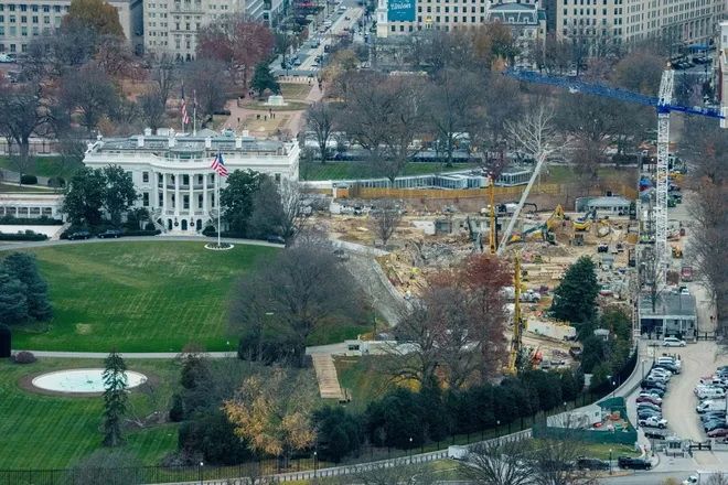 Фото до матеріалу: Трамп прискорює будівництво бункера під Білим домом після замаху у Вашингтоні