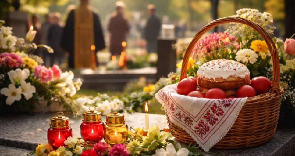 Фото до матеріалу: Поминальна неділя: вінничани згадують рідних та прикрашають могили