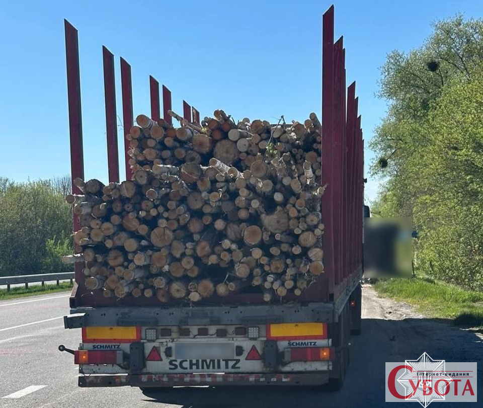 Фото до матеріалу: Патрульні Житомирщини виявили 8 порушень при перевезенні лісу
