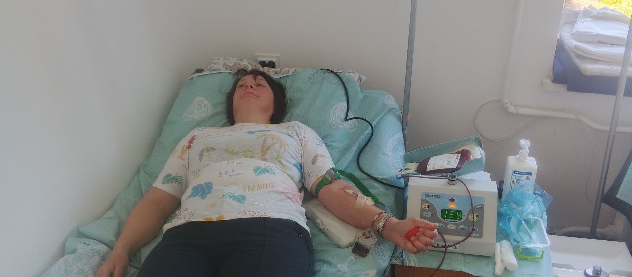 Фото до матеріалу: Понад 35 жителів Козина здали кров для потребуючих