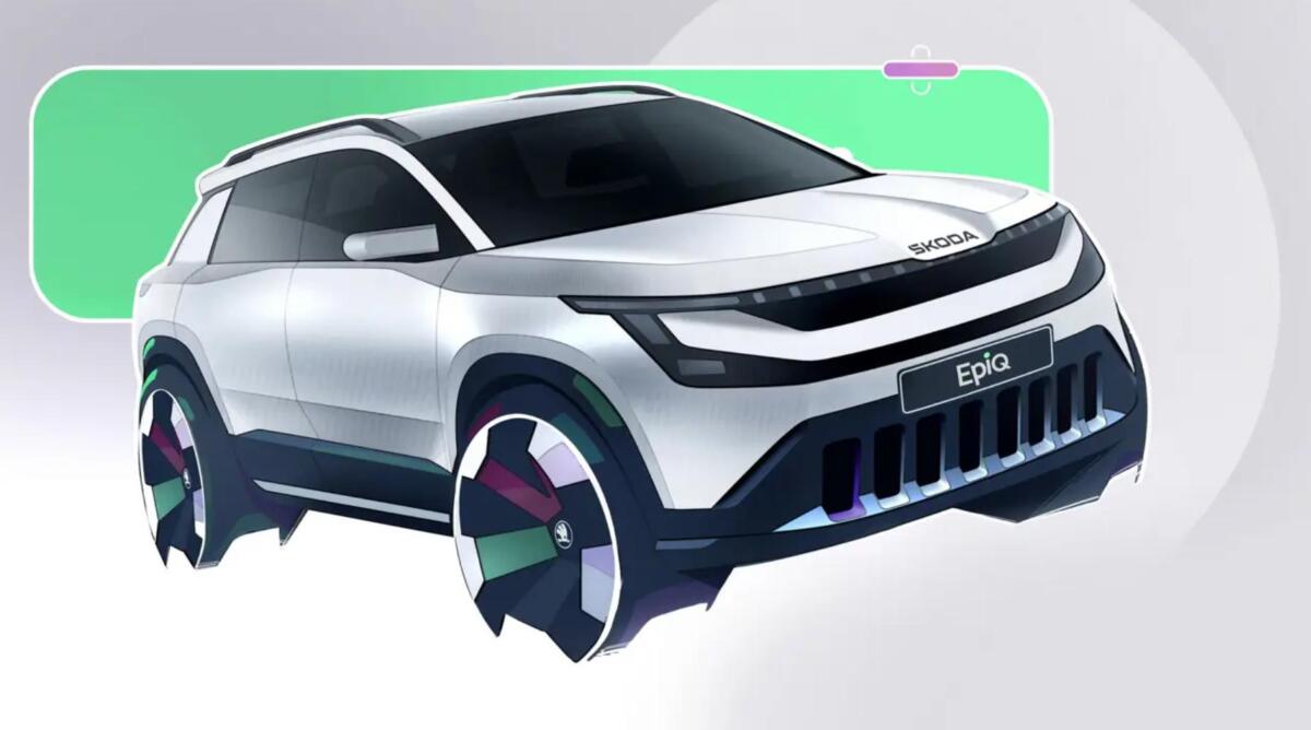 Фото до матеріалу: Skoda Epiq: нові ескізи перед прем'єрою в Цюріху