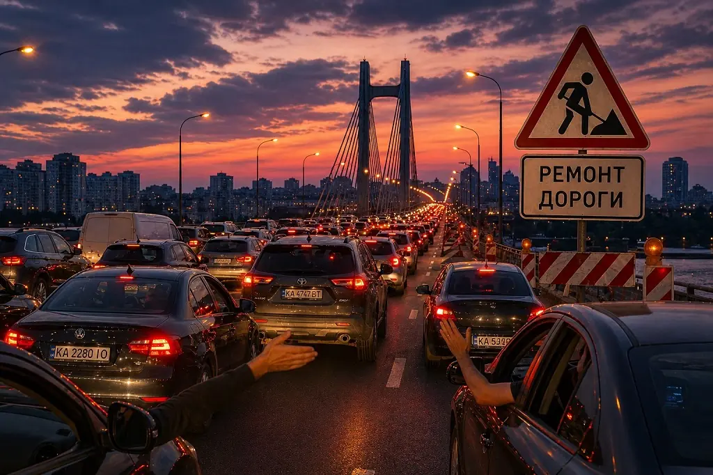 Фото до матеріалу: Як Київ обходить затори: терміни ремонтів мостів через Дніпро на весну 2026 року
