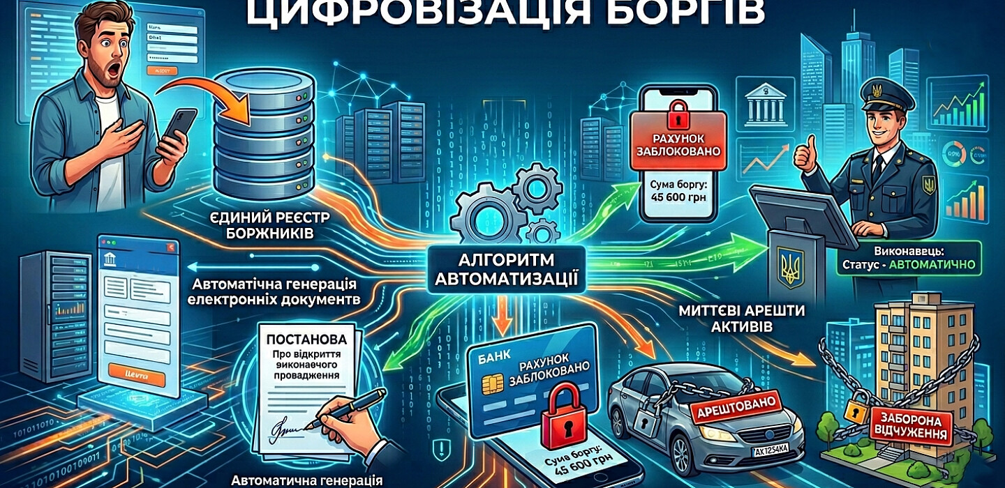Фото до матеріалу: Закон про цифровізацію боргів: реальні ризики для бізнесу в Україні