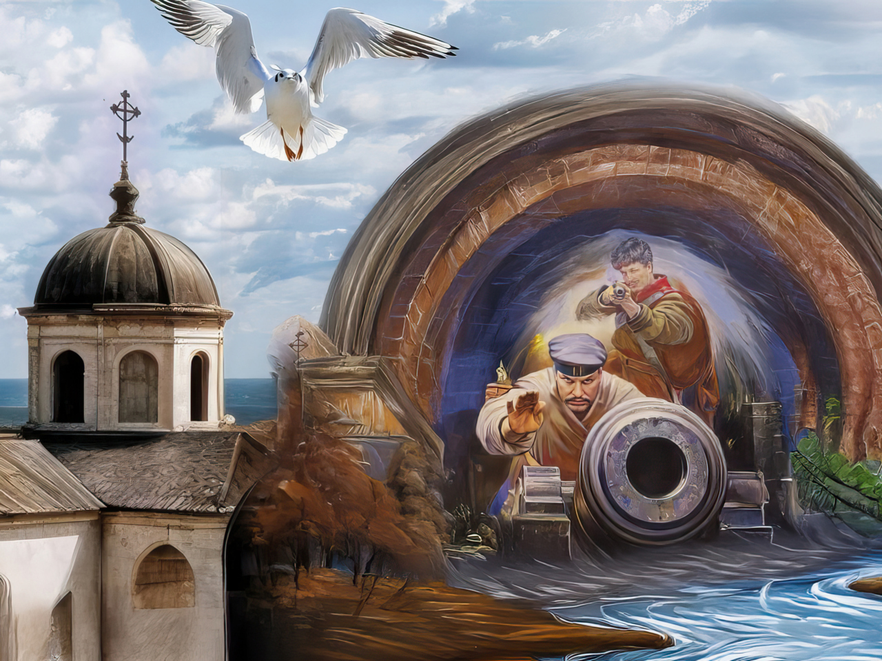 Фото до матеріалу: Історія першої кам'яної церкви Нікополя: від Кримської війни до руйнування російськими обстрілами